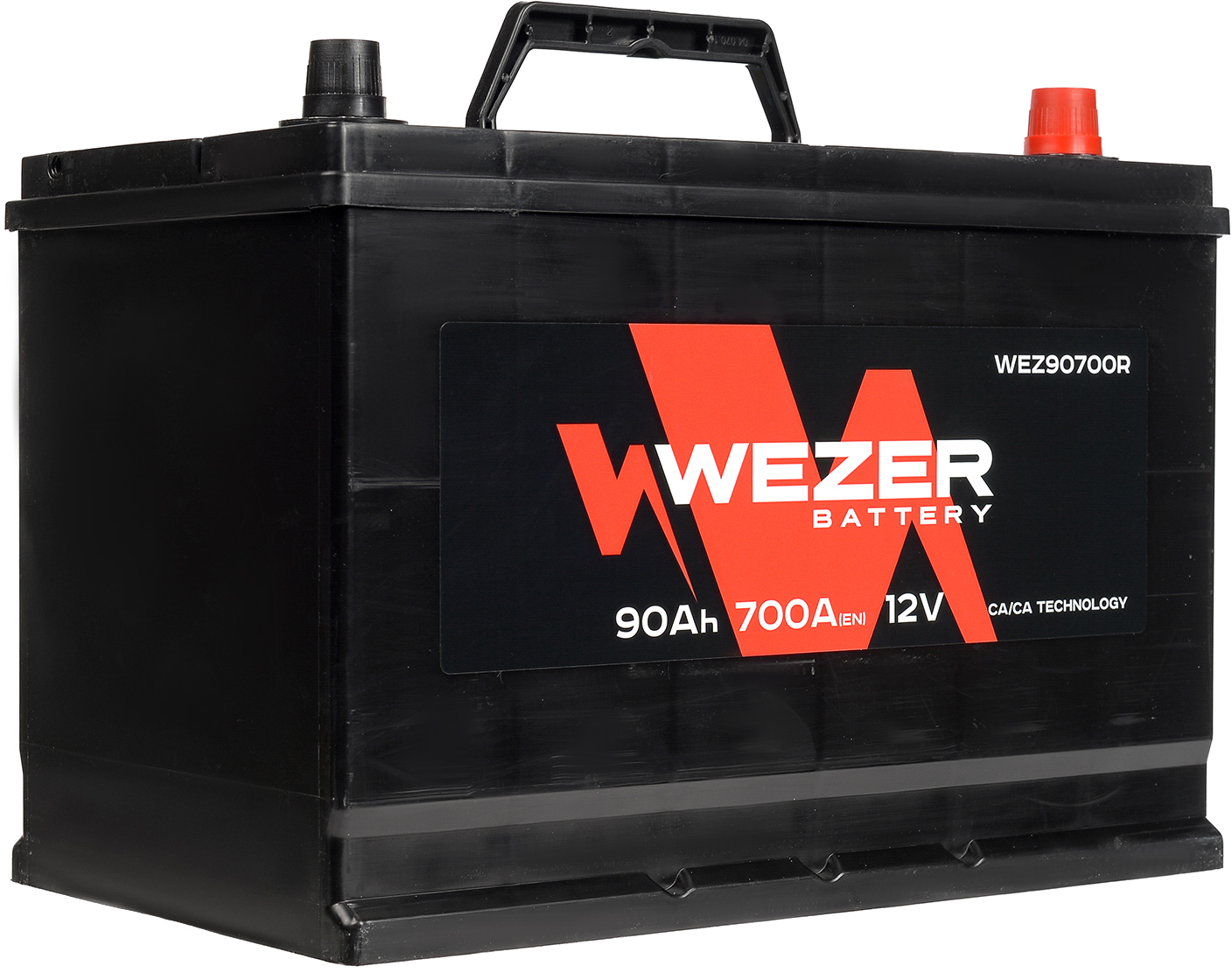 Аккумулятор WEZER WEZ90700R 90 Ач 700 А 303x175x228 мм 0 (-+) обратная