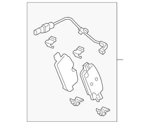 Тормозные колодки дисковые GM 85140320