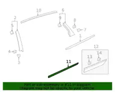 MOLDING 86814817 GM