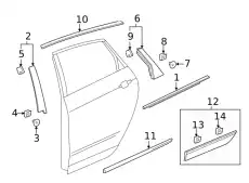MOLDING 86814817 GM