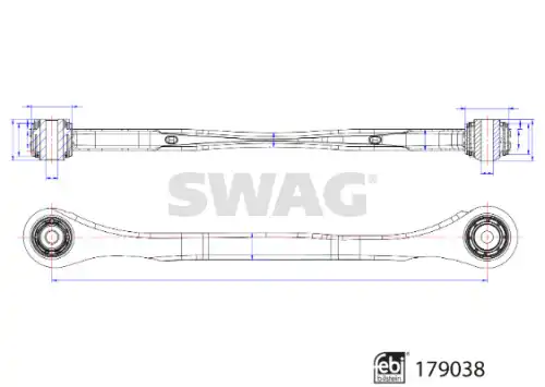 Рычаг подвески SWAG 33 10 4782