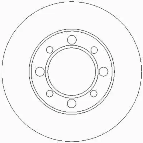 Тормозной диск AC DELCO AC2034D