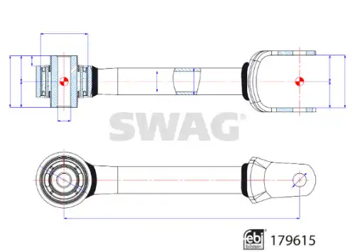 Рычаг подвески SWAG 33 10 4985