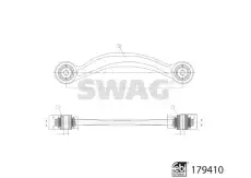 Рычаг подвески SWAG 33 10 4912
