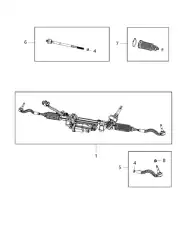 Рулевой наконечник DODGE 68303630AA