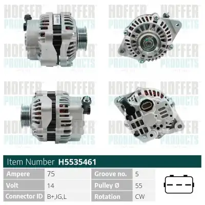 Генератор HOFFER H5535461