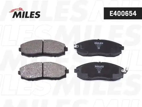 Тормозные колодки дисковые передняя ось MILES E400654