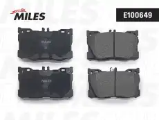 Тормозные колодки дисковые передняя ось MILES E100649