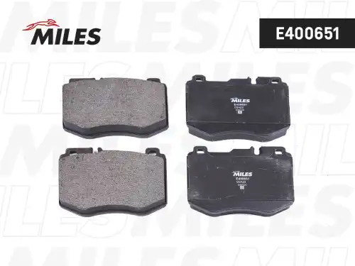 Тормозные колодки дисковые передняя ось MILES E400651