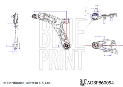 Рычаг подвески BLUE PRINT ADBP860054
