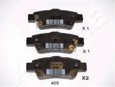 Тормозные колодки дисковые ASHIKA 51-04-400