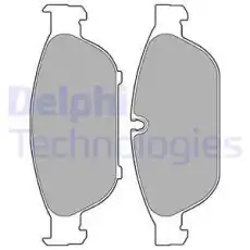 Тормозные колодки дисковые DELPHI LP2301