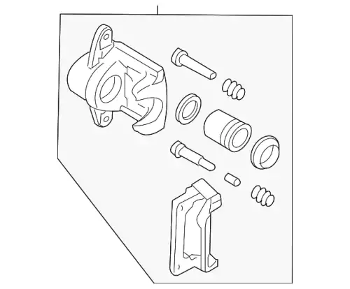 Тормозной суппорт 26692-AG072 SUBARU