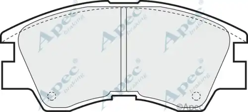 колодки дисковые торм. перед. Mits PAD602 APEC BRAKING