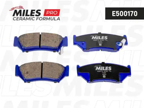 Тормозные колодки дисковые передняя ось MILES E500170