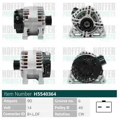 Генератор HOFFER H5540364