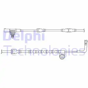Датчик тормозных колодок DELPHI LZ0193