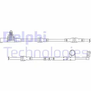 Датчик тормозных колодок DELPHI LZ0197