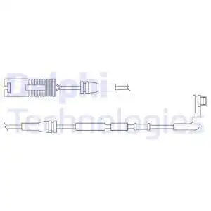 Датчик тормозных колодок DELPHI LZ0206