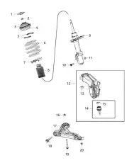 Рычаг подвески JEEP 04668993AF