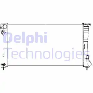 Радиатор системы охлаждения двигателя DELPHI TSP0524053
