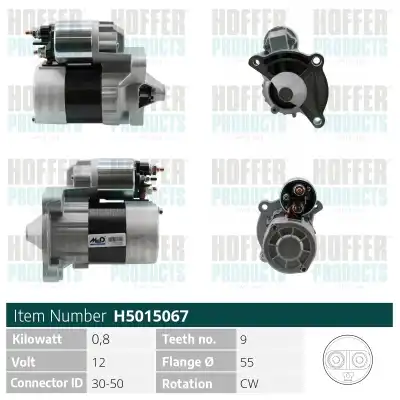 Стартер HOFFER H5015067