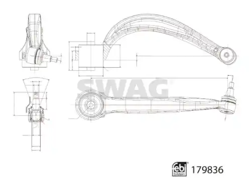 Рычаг подвески SWAG 33 10 5294