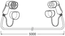 Зарядный кабель, электромобиль OCC23205 OSRAM