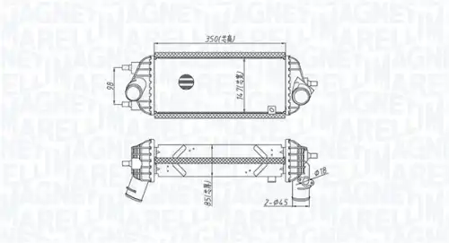 Интеркулер MAGNETI MARELLI 351319205720