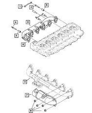 Прокладка коллектора JEEP 68419703AA