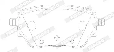 Тормозные колодки дисковые FERODO FDB5183