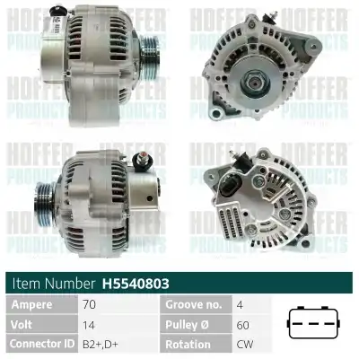 Генератор HOFFER H5540803