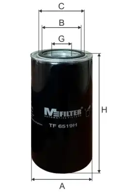Фильтр, система рабочей гидравлики TF 6519H MFILTER
