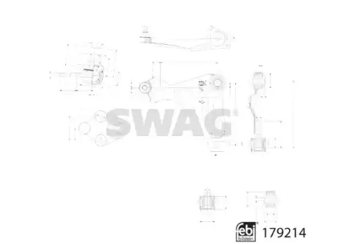 Рычаг подвески SWAG 33 10 4827