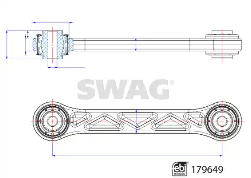 Рычаг подвески SWAG 33 10 5006