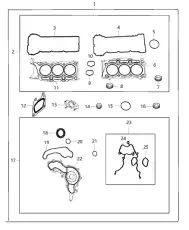 Прокладка коллектора JEEP 5281822AA