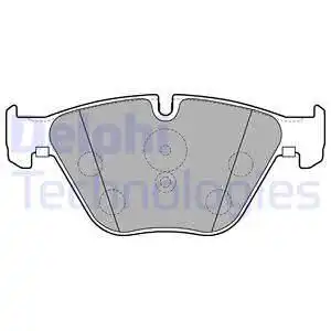 Тормозные колодки дисковые передняя ось DELPHI LP2245