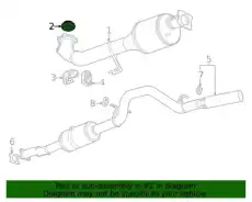 Прокладка глушителя GMC 84013962