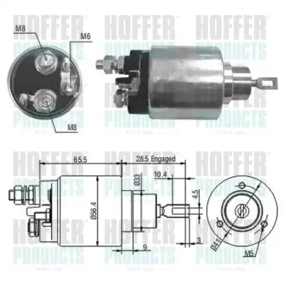 Тяговое реле, стартер 46035 HOFFER