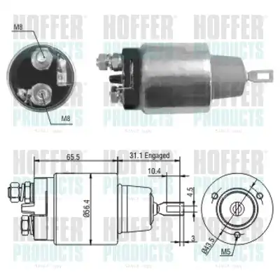 Тяговое реле, стартер 46109 HOFFER