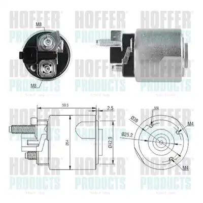 Стартер HOFFER 46224