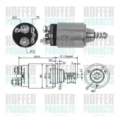 Тяговое реле, стартер 46268 HOFFER