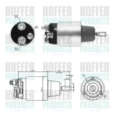 Тяговое реле, стартер 46313 HOFFER