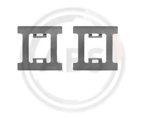 Комплектующие, колодки дискового тормоза 1041Q A.B.S.