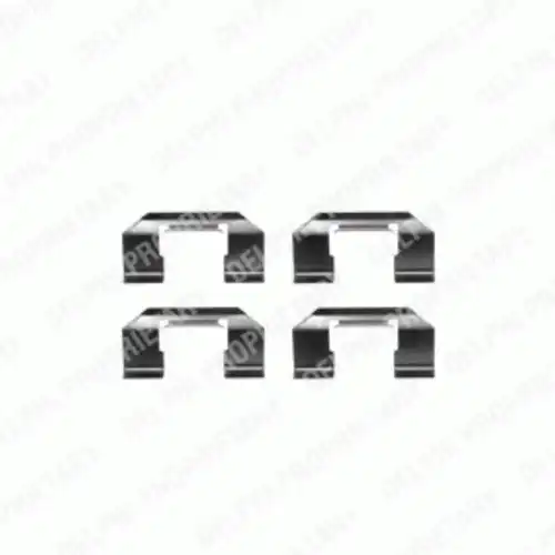 ремкомпл. торм. колодок перед. Niss LX0232 DELPHI