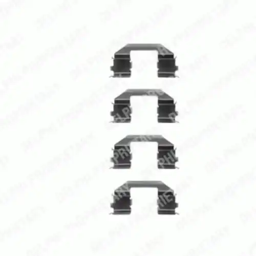 Комплектующие, колодки дискового тормоза LX0255 DELPHI