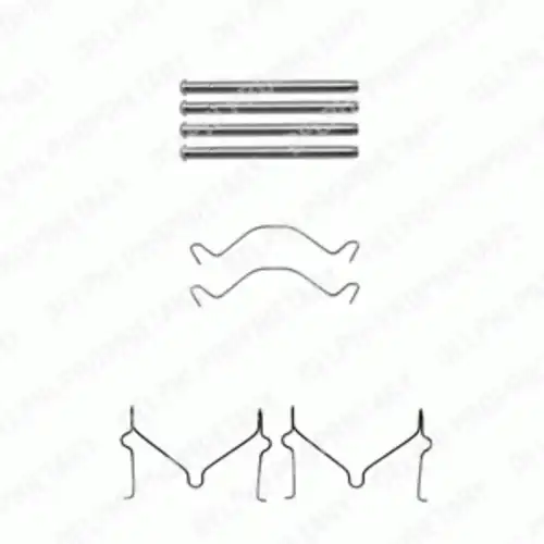 Комплектующие, колодки дискового тормоза LX0306 DELPHI