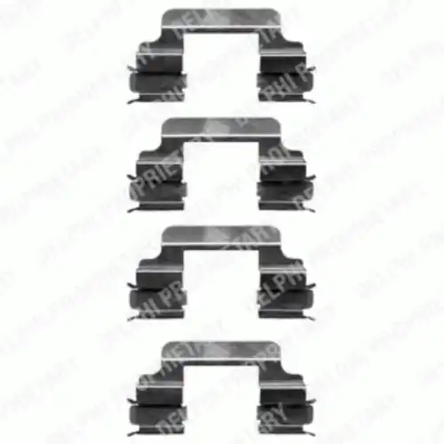 Комплектующие, колодки дискового тормоза LX0363 DELPHI