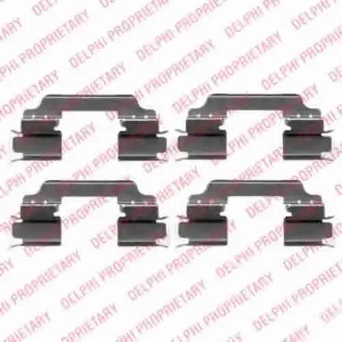 Комплектующие, колодки дискового тормоза LX0425 DELPHI