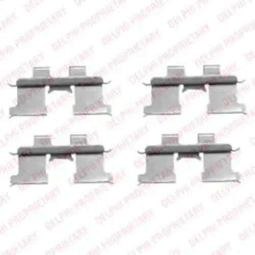 Комплектующие, колодки дискового тормоза LX0467 DELPHI